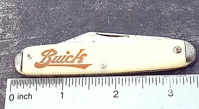 BUICK Cars Advertising Knife Made In USA Single Blade Equal End Jack Vintage • $14.24