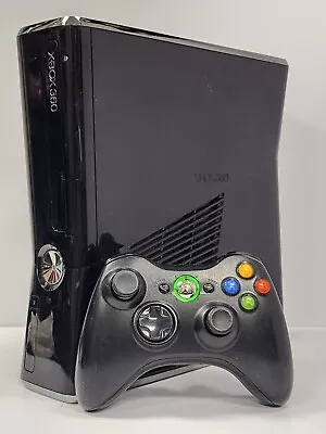 Microsoft Xbox 360 S (1439) 250GB Console With Controller And Cords - Tested • $51