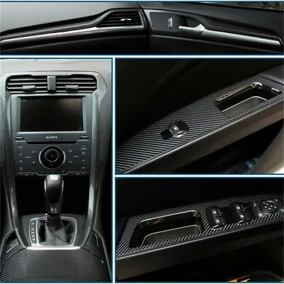 Parts Access Black Glossy Vinyl Film Car Interior Wrap Stickers Bubble Free Ls • $17.37