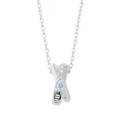 $228.32 • Buy Evangelion X THE KISS Collabo Unit 0 Rei Silver Necklace EVSN-40 Jewelry Anime N