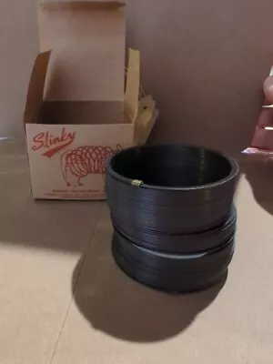 Slinky Collectors Edition Black MetalMade In USA James Industries • $10