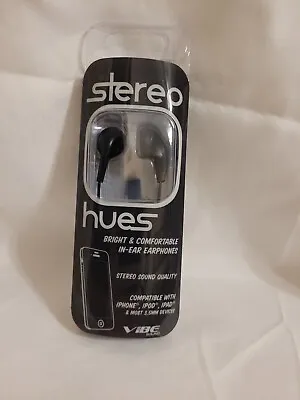 Vibe Stereo Sound Hues Earbuds - Bright & Comfortable In-ear Earphones • $2.99