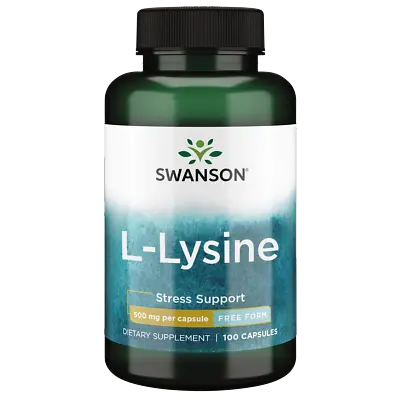 Swanson Free-Form L-Lysine 500 Mg 100 Capsules • $9.15