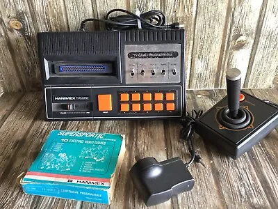 Hanimex Vintage Video Game Console Joystick Controller Power Supply Game Working • $125