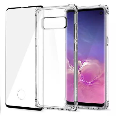 For Samsung Galaxy S8 Plus Note 8 Screen Protector Tempered Glass Clear Case • $10.44