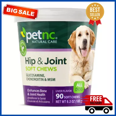 90 Chews Dog Hip And Joint Support Glucosamine Chondroitin MSM Supplement USA • $14.34