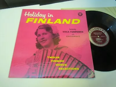 $9.90 • Buy Holiday In Finland LP Viola Turpeinen 12 Finnish Dance Selections Accordion  V8