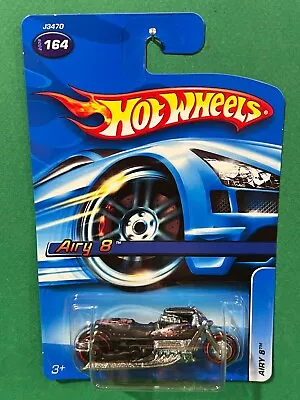 Hot Wheels '05 Airy 8 Motorcycle 1/64 Diecast Mint On Card BX11 • $5.50