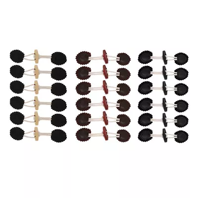 £5.22 • Buy 6x PU Leather HORN Toggle Buttons For Duffle Coat Clothes Sewing Fasteners