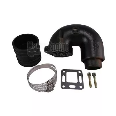 2.5L - 3.0L Mercruiser Style Iron Exhaust Riser Kit Replaces 12076A2 • $203.99
