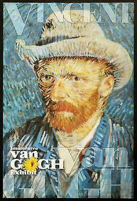 Vincent Van Gogh Exhibit Immersive Poster 24x36  New Sealed Wrapper  • $5