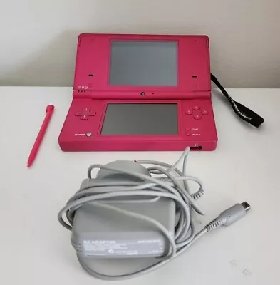 Nintendo DSi Pink Console Incl Stylus And Charger FAST SHIPPING • $119.99