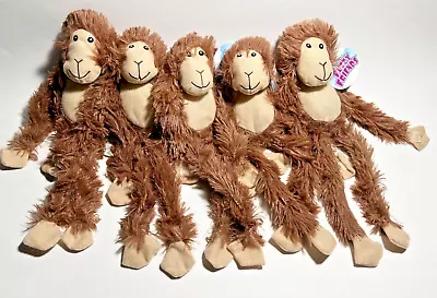 Fuzzy Friends Monkey Plush 12  Stuffed Animal Gift Toy Lot Of 5 • $29.99