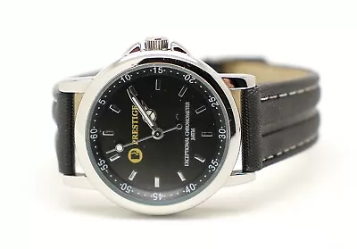 Prestige External Chronometer 3ATM Black Dial Watch NEEDS Battery  • $15