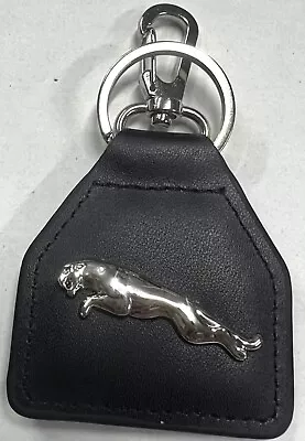 Genuine Australian Made Leather Keyring/Fob - Jaguar New Leaping Cat Emblem • $18