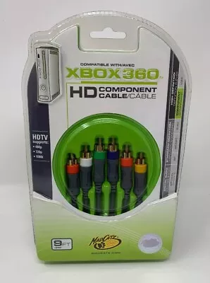 Mad Catz XBox 360 HD Component Cable 9 Feet Supports 480p 720p 1080i New In Box • £9.99