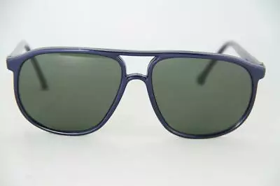 Vintage Vuarnet 017 Blue Metal Sunglasses PX3000 Mineral Gray Lens • $111.20