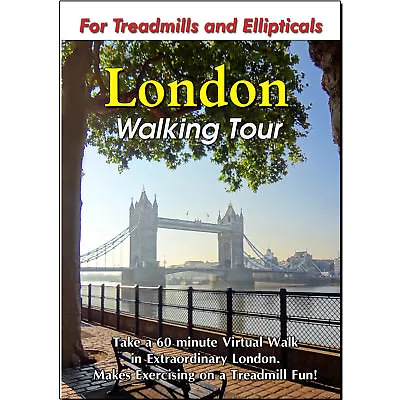 London Walking Tour Treadmill Scenery Dvd - Video Exercise Fitness Weight Loss • $15.99