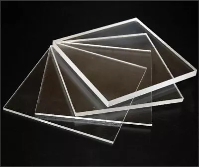 Clear Acrylic Perspex Sheet Custom Cut To Your Size...Free Polished Edges!! • £57.82