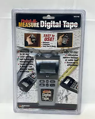 Point N Measure Digital Tape Measure Calculate Square Footage W5746 NEW SEALED • $20.85