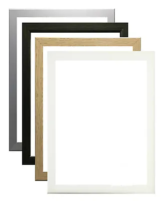 £2.99 • Buy Modern Black Picture Frame White Photo Frame Walnut Poster Frame Oak Home Decor