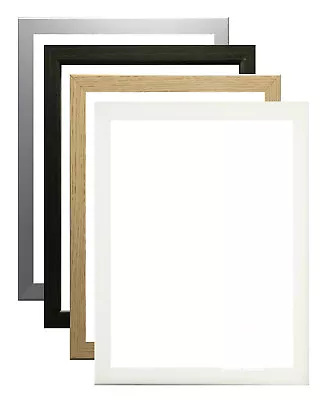 Modern Black Picture Frame White Photo Frame Walnut Poster Frame Oak Home Decor • £3.99