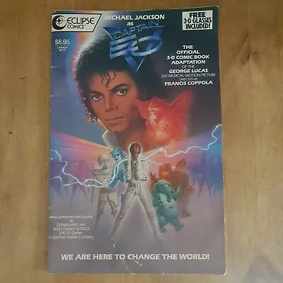Michael Jackson As Captain EO 1987 3D Comic Book Eclipse  • £70