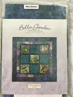 McKenna Ryan Bella Garden Morning Song Block 5 Wall Hanging Laser Cut Quilt Kit • $49.99