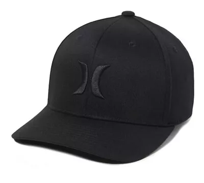HURLEY One And Only Men’s Flex Fit Hat Cap Black Size L/XL • HNHM0002-022 NEW • $23.95