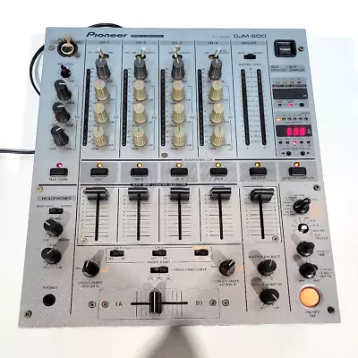 Pioneer DJM-600 Silver Professional DJ Mixer 4-Channel 4ch DJM600 • $629