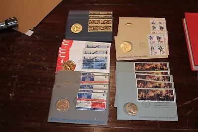 Lot Of 25 1972 - 1976 Bicentennial First Day Covers Medals - 5  Of Each Year! • $125