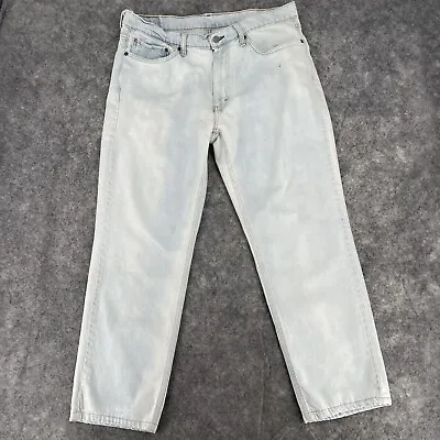 Levi's Jeans Men's 36x32 Tapered Leg 541 Light Blue Wash Mid Rise Pants • $17.85