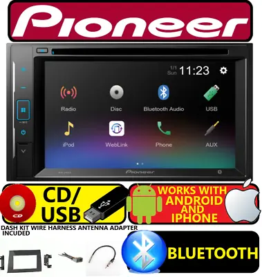 2006-2007 Jeep Commander Pioneer Bluetooth Cd/dvd Usb Aux Car Radio Stereo Pkg • $635.82