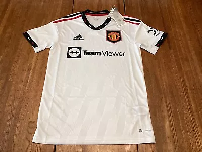 NWT's Manchester United Jersey 22/23 Away Football Shirt Adidas H13880 Size XS • $37.99