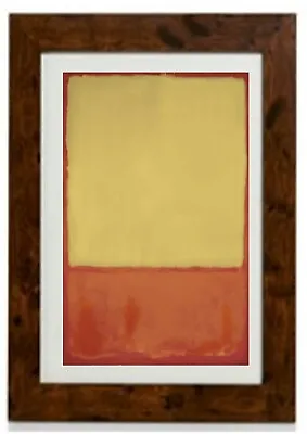 The Ochre (Ochre Red On Red) 1954 Abstract Framed Print By Mark Rothko • £28.04