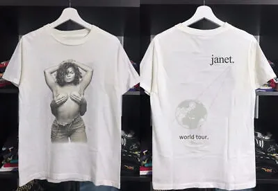 Vintage 1993 JANET JACKSON Tour T-Shirt Cotton Unisex Size S-3XL For Fans • $20.99