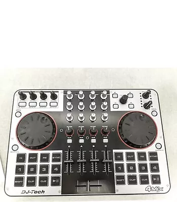 DJ-Tech - 4MIX - 4-Channel Controller W/ Audio Interface + Virtual DJ LE • $130