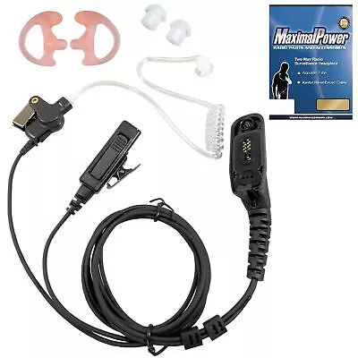 PTT Headset For Motorola XPR7550e XPR6350 XPR6550 XPR7550 2 Way Radio Combo 1or2 • $24.98