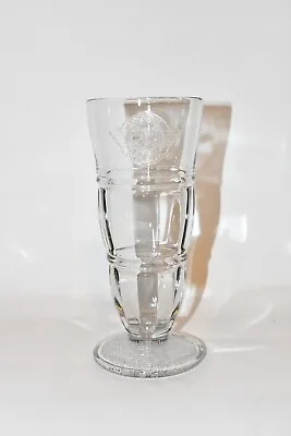 Steak 'n Shake Embossed Milkshake Sundae Glasses 8.5  X 3.5  Clear Ice Cream • $24.98