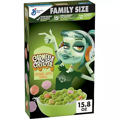 General Mills Carmella Creeper Zombie Monster Breakfast Cereal Family Size 15.8 • $9.25