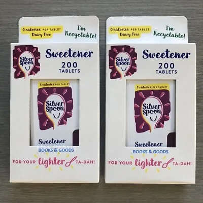 400 Tablets Silver Spoon Sweetener 0 Calories Suitable For Vegetarians • £5.99