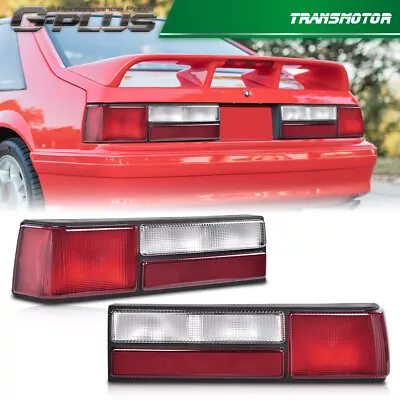 Tail Lights Taillamps Set Left Right Side Pair Fits For 1987-1993 Ford Mustang • $74.91