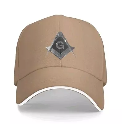 Masonic Freemason Hat (Tan / Brown) • $15