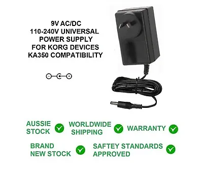 9v AC/DC For KORG KA-350 Type 110-240V Volca Bass Keys Microkorg XL KAOSSILATOR  • $43.65