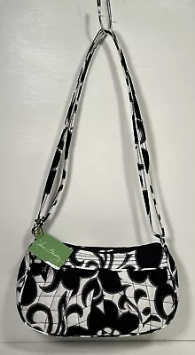 NWT VERA BRADLEY Frannie Crescent Floral Night & Day Crossbody Shoulder Bag • $40