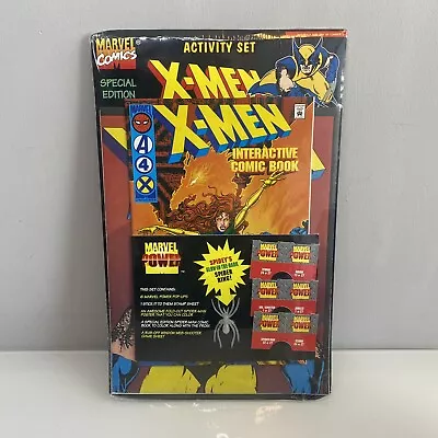 New Sealed Marvel X-Men Activity Set Interactive Comic Book Poster 1996 • £12.99