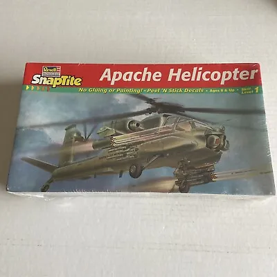 Apache Helicopter Revell Snap Tite Plastic Model Aircraft Kit 1/72 #85-1129 • $31.99