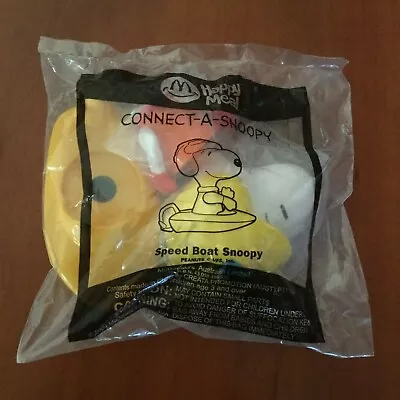 McDonald's - CONNECT-A-SNOOPY 2004 - SPEED BOAT - NEW VINTAGE • $10