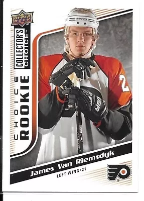 2009-10 Collector's Choice Rookie James Van Riemsdyk Rookie Card RC #280 • $1.95