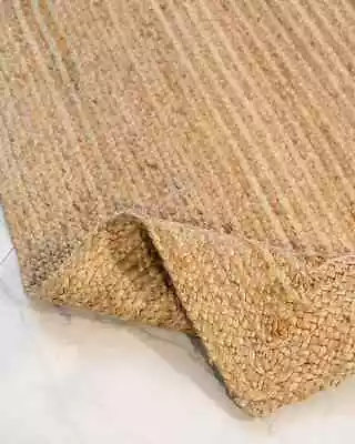Jute Rug Braided Style Carpet Reversible Area Rug Runner Modern Rustic Look Mat • £25.60